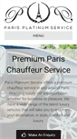 Mobile Screenshot of chauffeursparis.com